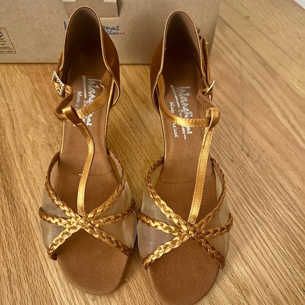 International Dance Shoes (IDS) “LUNA” - 2” Heel Ballroom Dance Shoes (9.5/10M)
